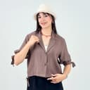 شومیز یقه انگلیسی پری ریتزی کد61627